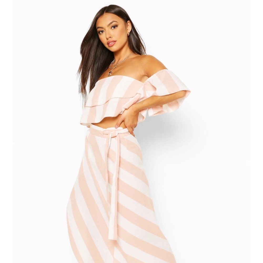Boo hoo Bundle!! Crop Top and skirt Co-ORD SETS